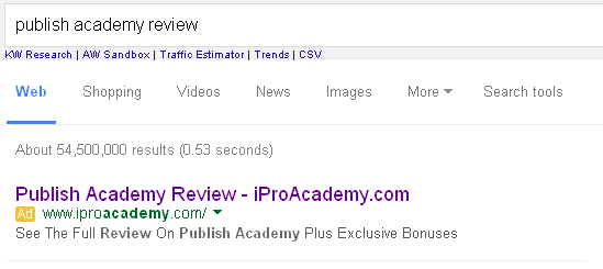 Publish Academy affiliate